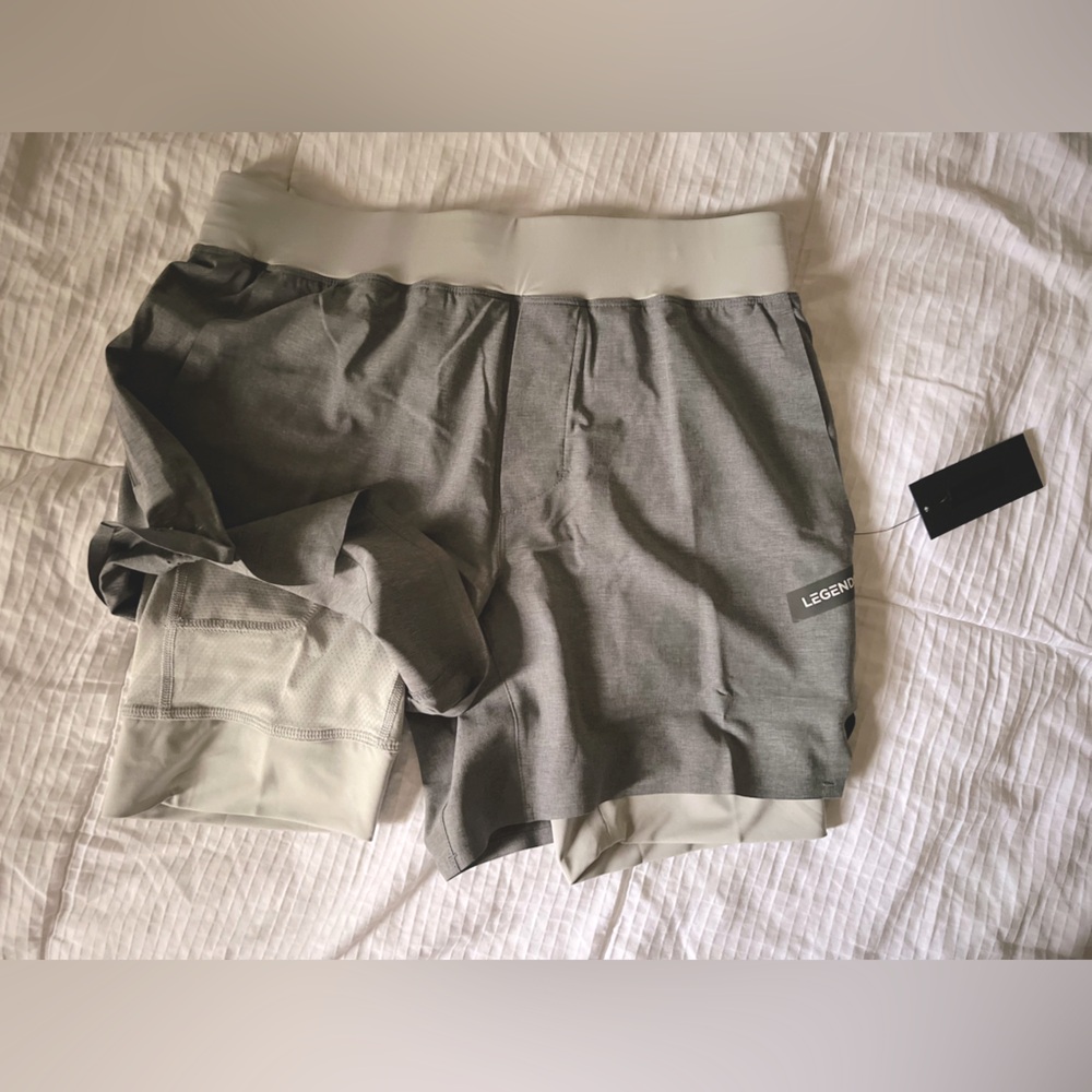 NWT Legends Grey workout shorts